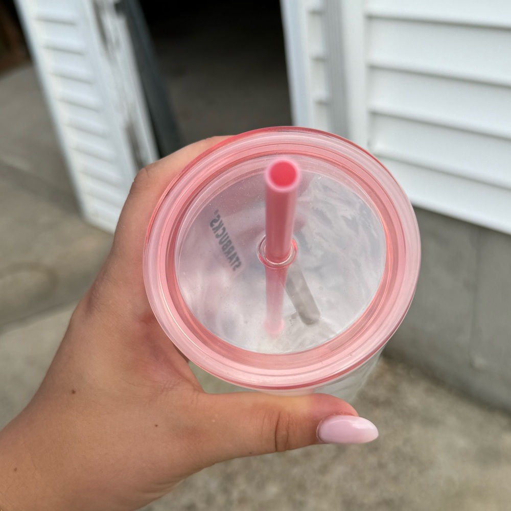 Starbucks Iridescent Cup with Pink Lid and Straw - Picture 4 of 4